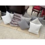 A LARGE QUANTITY OF SCATTER CUSHIONS