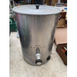 A RETRO STAINLESS STEEL BABY BURCO WATER BOILER