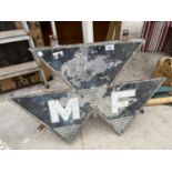 AN ORIGINAL ENAMEL MASSEY FERGUSON SIGN