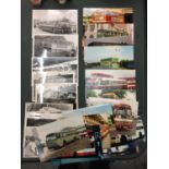 TWENTY FIVE VINTAGE PHOTOGRAPHS OF BUSES AND COACHES
