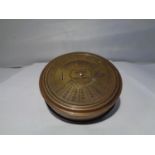 A BRASS CALENDER COMPASS