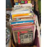 A LARGE COLLECTION OF MUSIC BOOKS/SHEETS