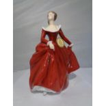 A ROYAL DOULTON FIGURINE FRAGRANCE SIGNED IN GOLD