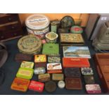 A COLLECTION OF VINTAGE TINS