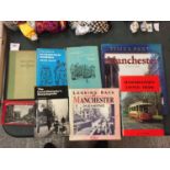 EIGHT BOOKS ON THE HISTORY OF MANCHESTER AND ALTRINCHAM, TO INCLUDE MANCHESTER PHOTOGRAPHY 1934