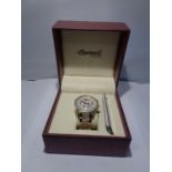 AN INGERSOLL DIAMOND GOLD PLATED WATCH WITH PRESENTATION BOX