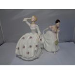 TWO ROYAL DOULTON FIGURINES MAUREEN AND DANIELLE