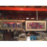 TWO FRAMED PRINTS, ONE 'R.MACKENZIE' 1982