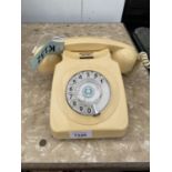 A VINTAGE CREAM TELEPHONE