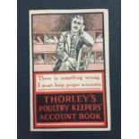 A THORLEY POULTRY KEEPERS ACCOUNT BOOK 1917