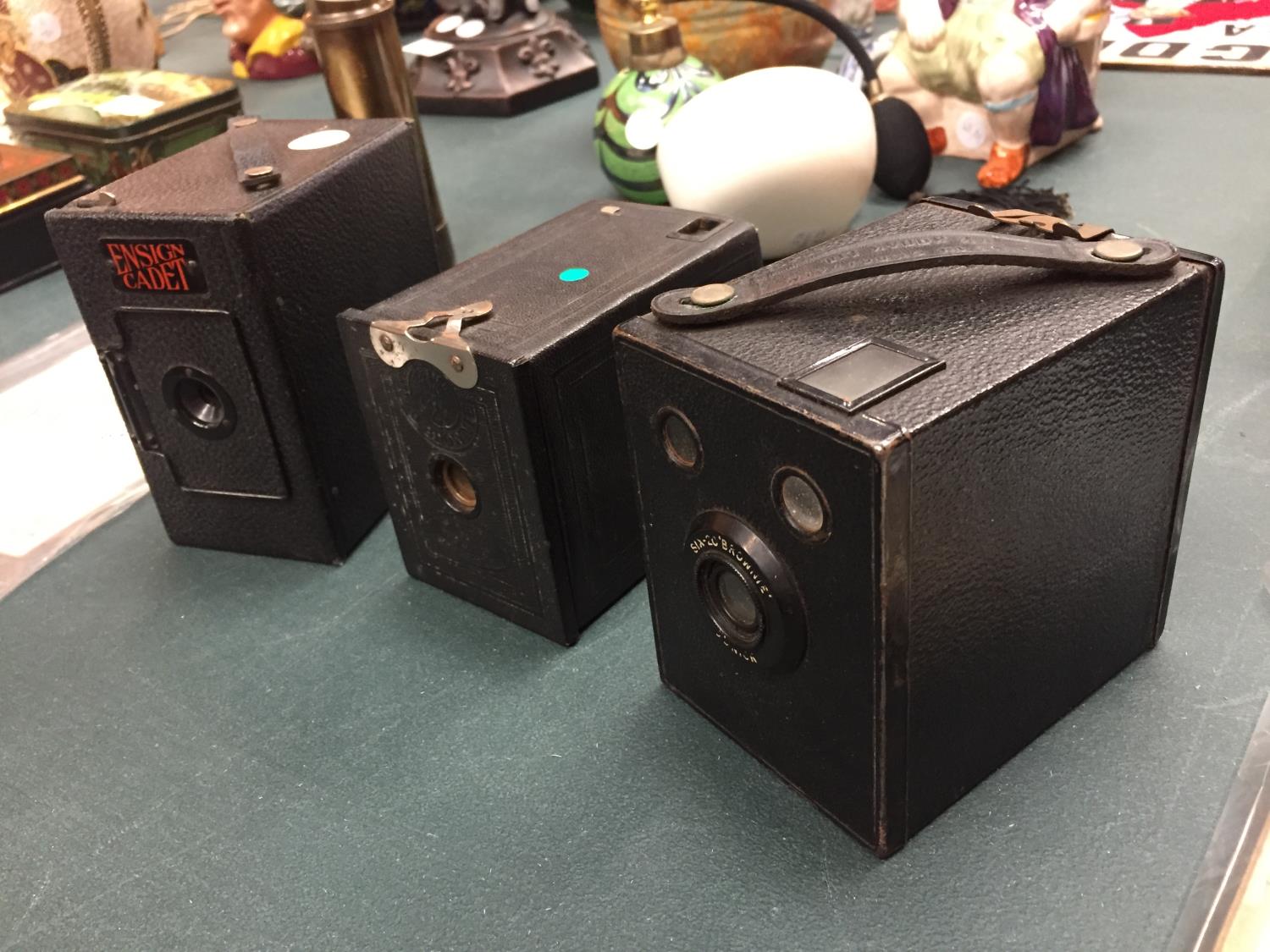 THREE BOX CAMERAS TO INCLUDE AN ENSIGN CADET - Image 2 of 4