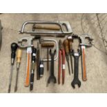 VARIOUS TOOLS - SCREWDRIVERS, CLAMPS ETC