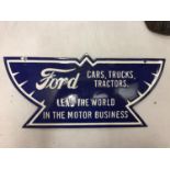 AN ENAMEL FORD ADVERTISING WALL SIGN L:39CM
