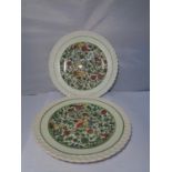 TWO ROYAL DOULTON 'PERSIAN' PLATES