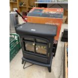 A COAL EFFECT ELECTRIC STOVE