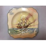 A ROYAL DOULTON FAMOUS SHIPS THE BOUNTY PLATE