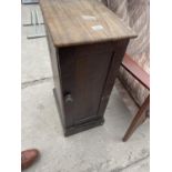 A PINE VICTORIAN POT CUPBOARD