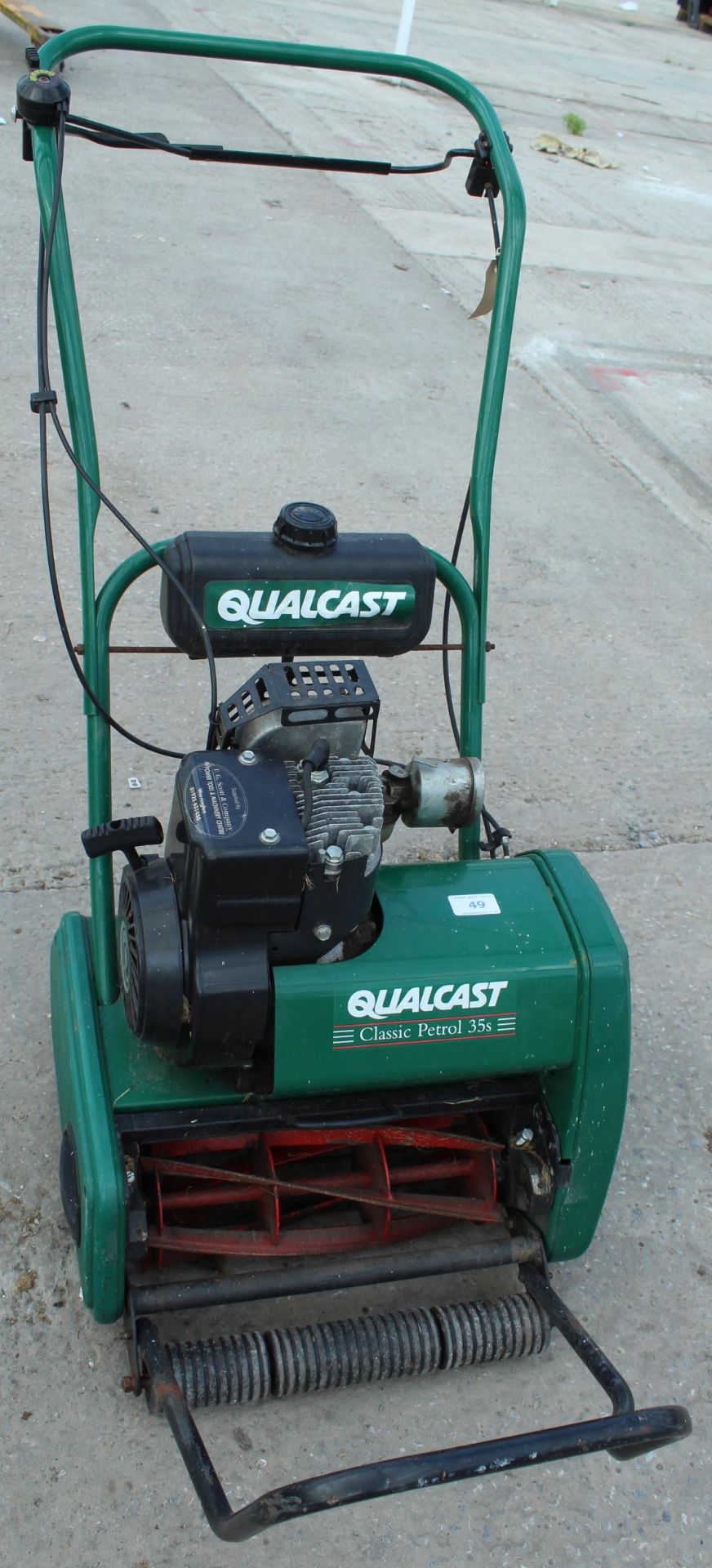 QUALCAST CLASSIC PETROL 35S LAWN MOWER NO VAT