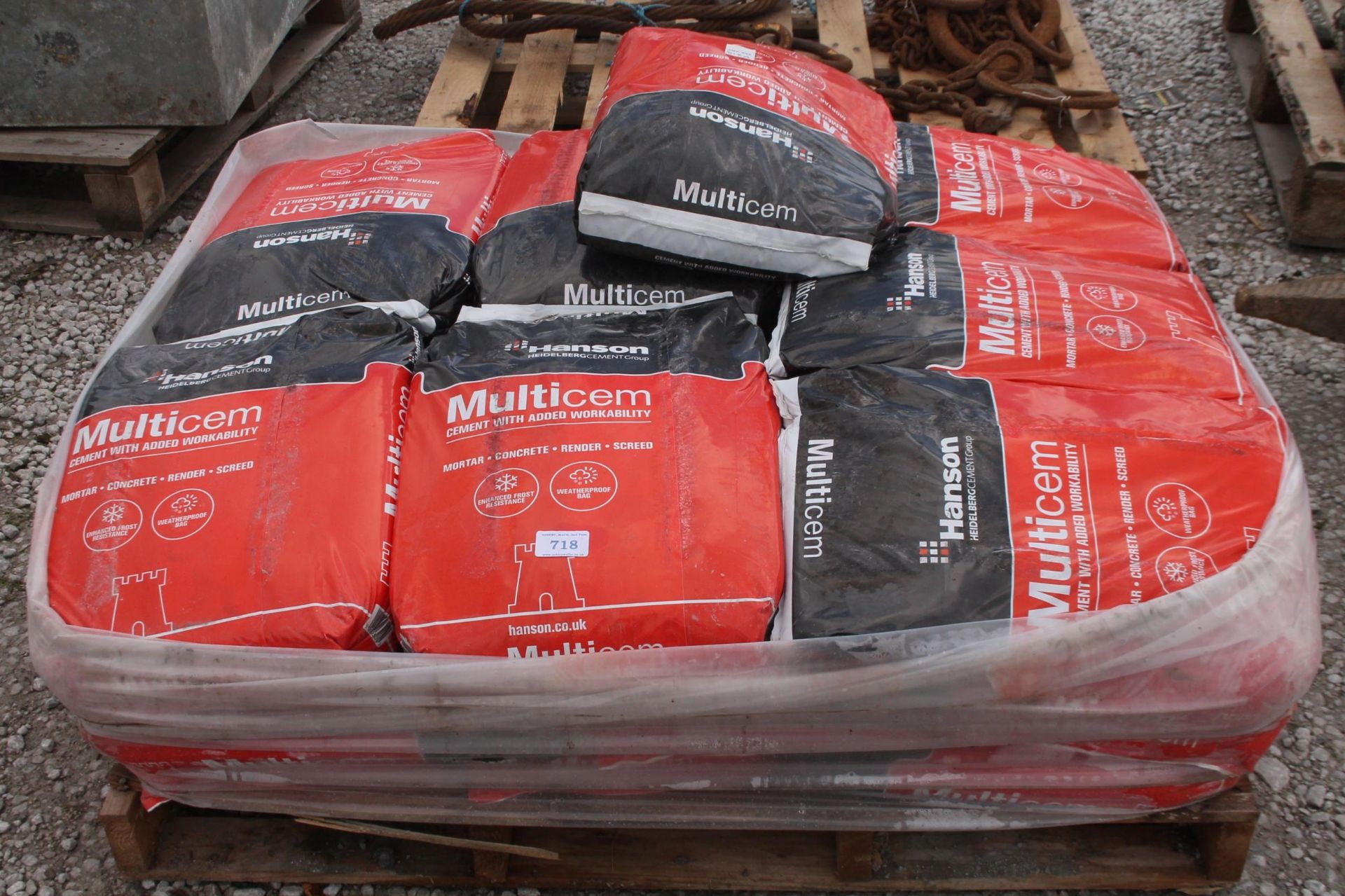 22 BAGS OF MULTICEM NO VAT