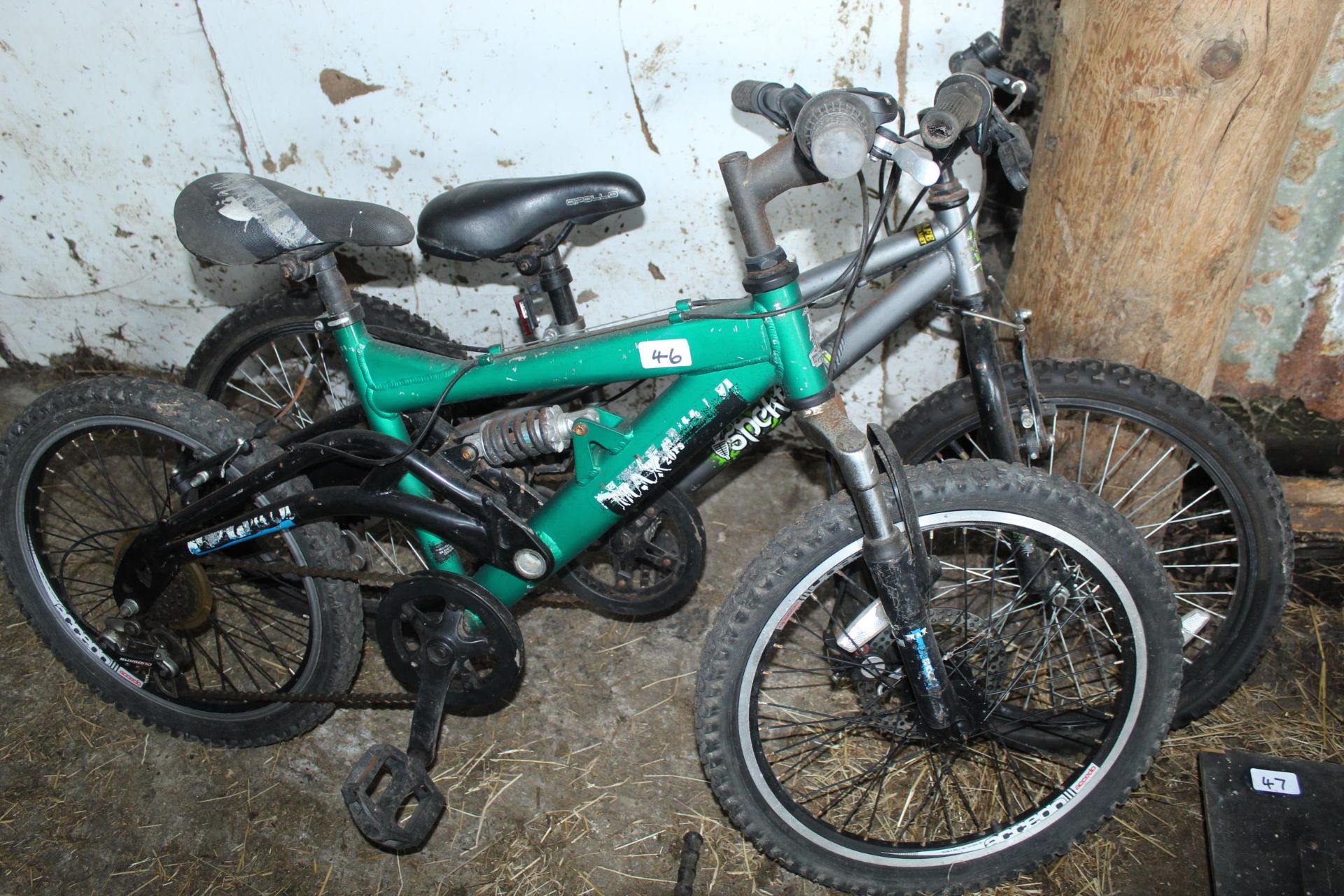 TWO CHILDS BIKES + VAT