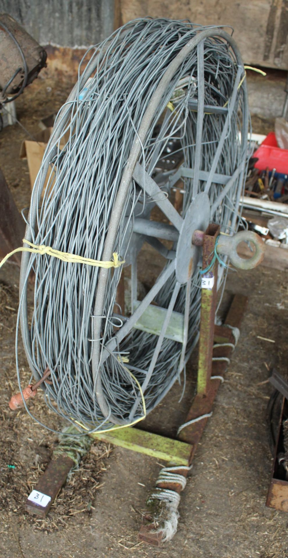 REEL OF ELECTRIC FENCE WIRE + VAT