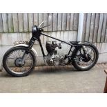 A 1959 ROYAL ENFIELD 350 BULLET MOTORCYCLE RESTORATION PROJECT. THIS BIKE, FRAME NUMBER 43987,