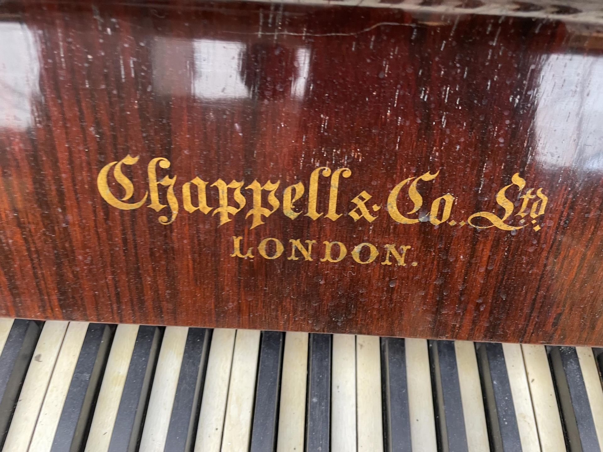 A CHAPPELL & CO LTD UPRIGHT PIANO STAMPED HARTSON & SON, NEWARK - Image 3 of 4