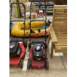 A MOUNTFIELD S421 PD PETROL LAWN MOWER FOR SPARES AND A CHAMPION PETROL LAWN MOWER FOR SPARES (