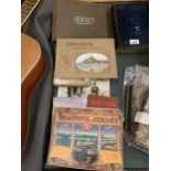 A COLLECTION OF VINTAGE LOCATION/GUIDE BOOKS TO INCLUDE THE ISLE OF WIGHT, BUDE, ANGLESEY AND JERSEY