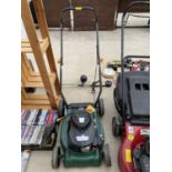 AN OWN BRAND FPLMP99-3 PETROL LAWN MOWER WITH NO GRASS BOX BELIEVED WORKING ORDER BUT NO WARRANTY
