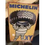 A MICHELIN ADVERTISING SIGN