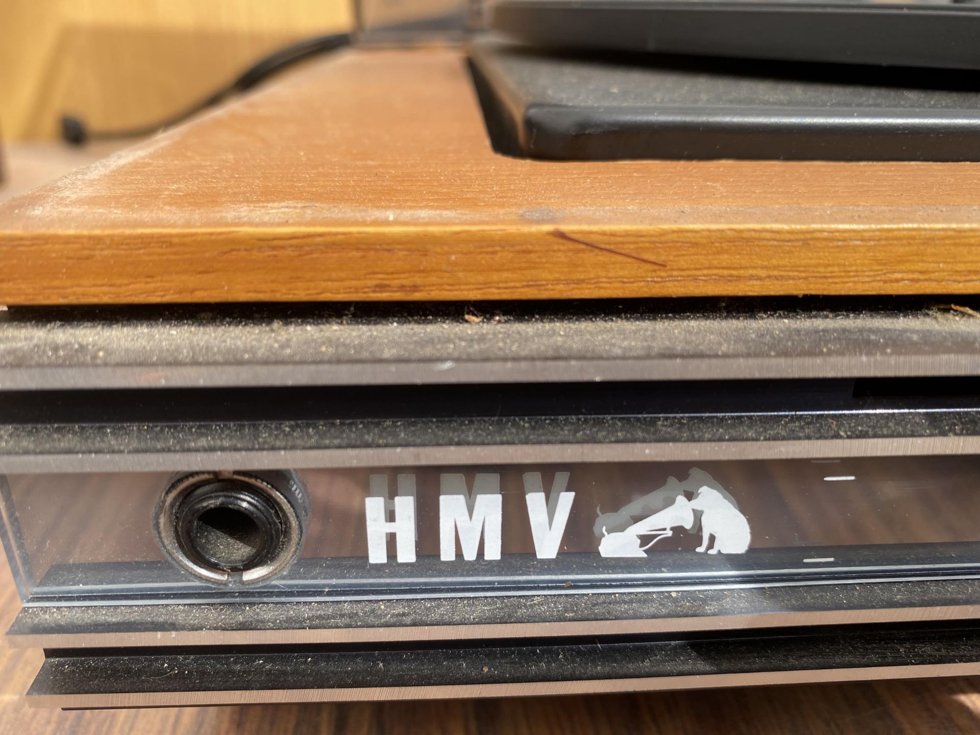 A HMV BSR RECORD PLAYER AND A VIRGIN MEDIA BOX - Image 4 of 4