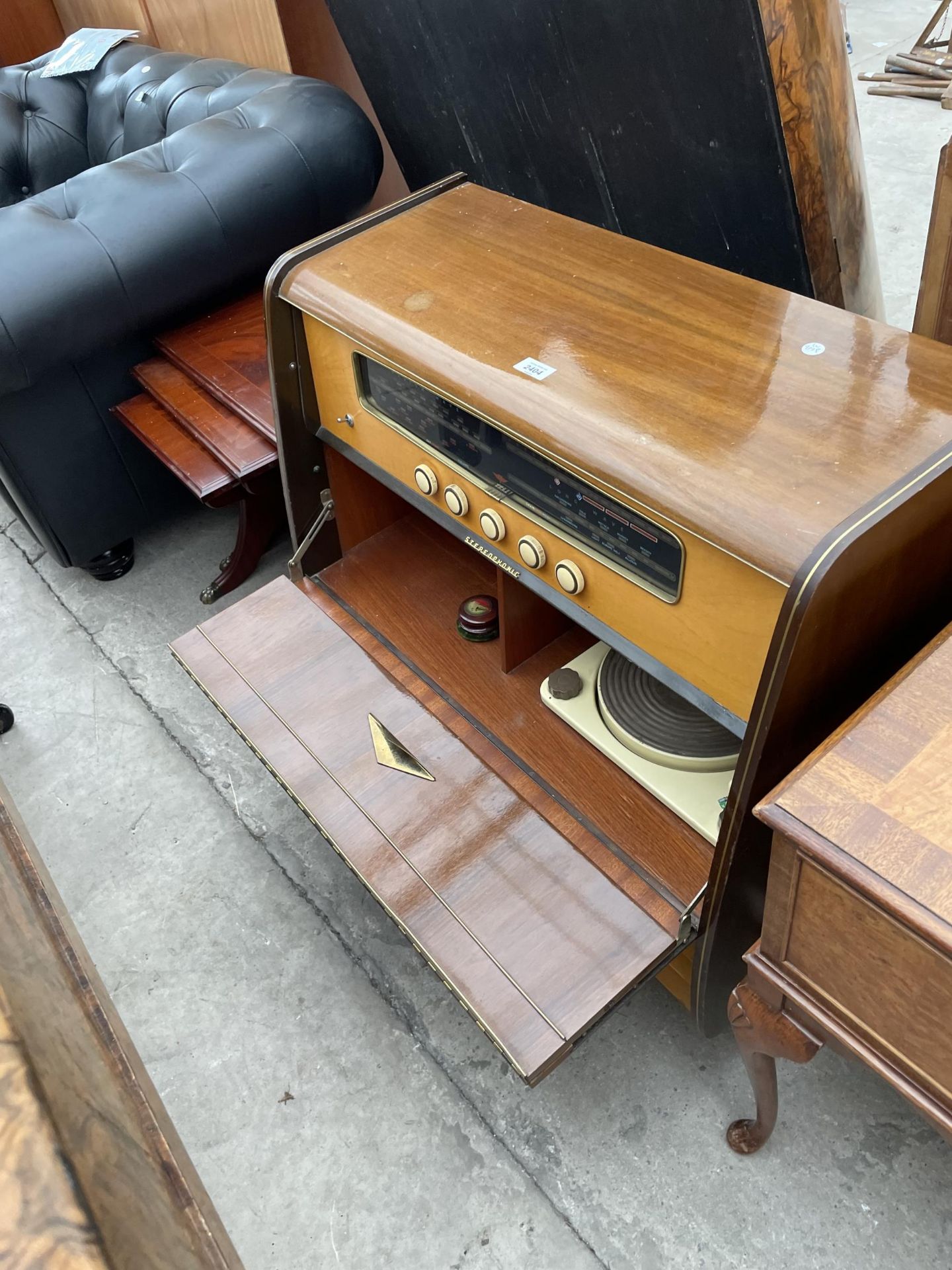 A STEROPHONIC RADIOGRAM, 31" WIDE