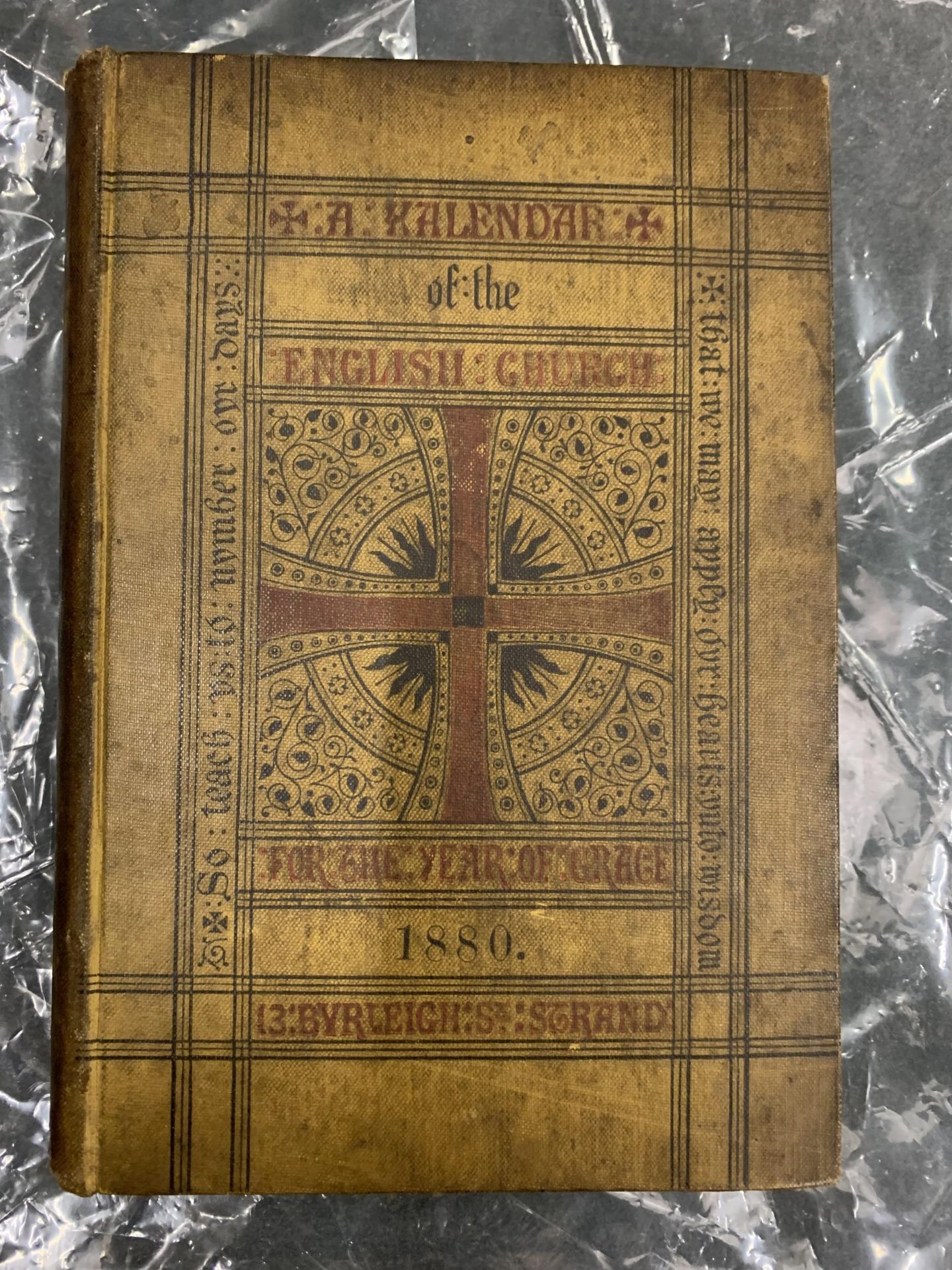 A KALENDAR OF THE ENGLISH CHURCH FOR THE YEAR OF GRACE 1880