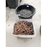 A LARGE QUANTITY OF NAILS