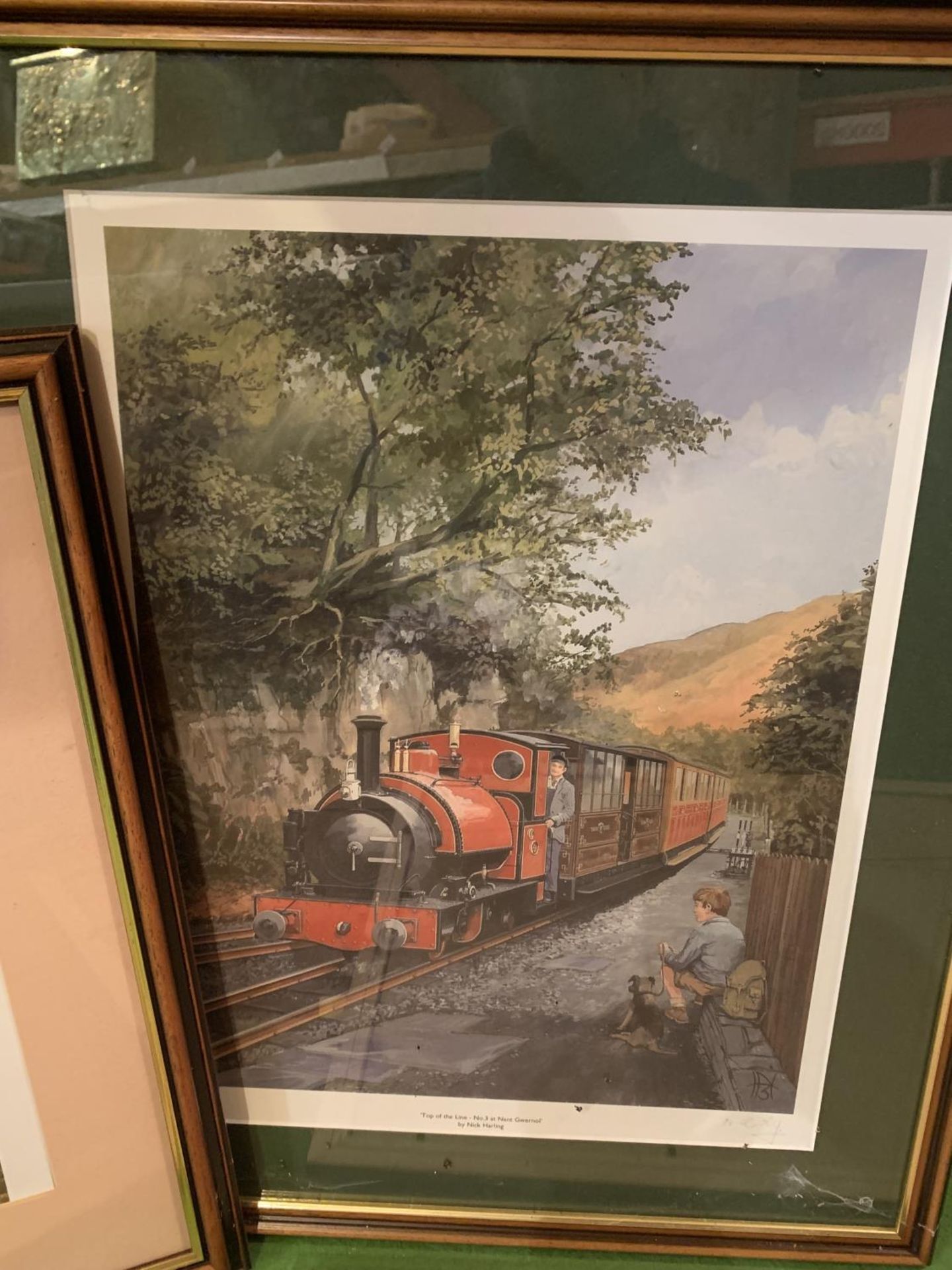 FOUR FRAMED STEAM TRAIN RELATED PRINTS - Image 5 of 5