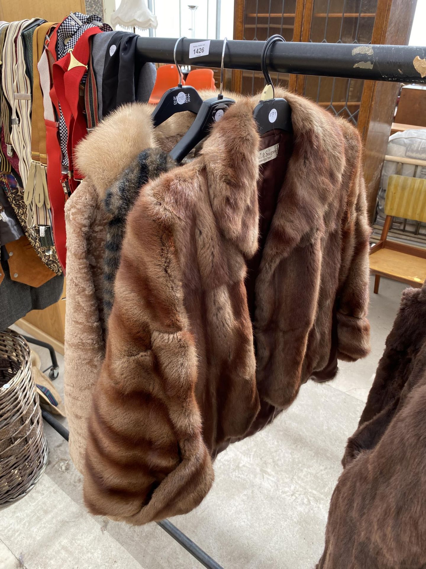 THREE VARIOUS FUR JACKETS