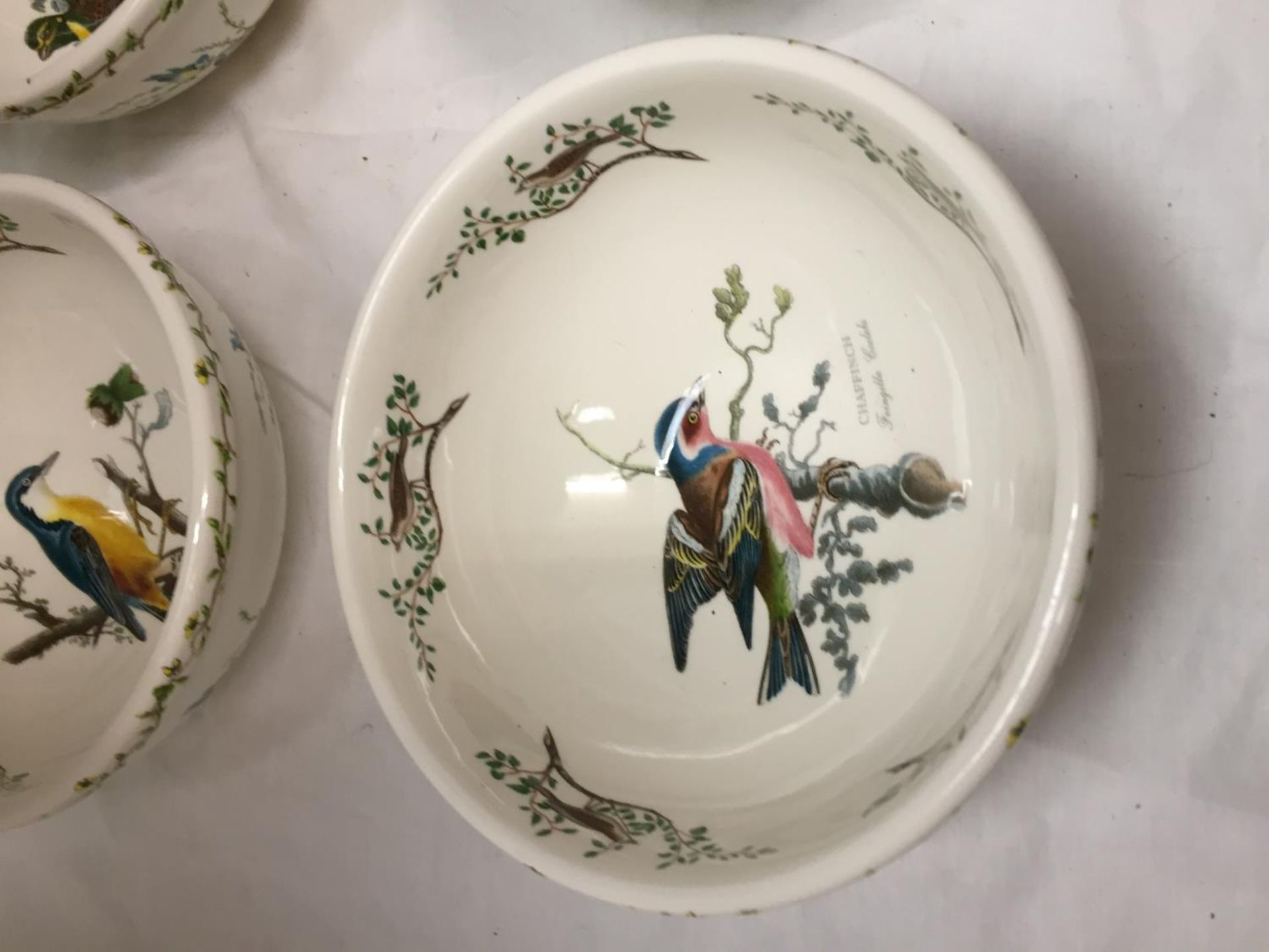 FOUR PORTMEIRION BOWLS WITH BIRDS - Image 5 of 6