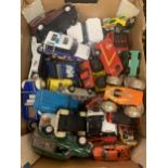 A BOX OF TOY CARS