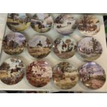 TWELVE DANBURY MINT THELWELL COLLECTORS PLATES