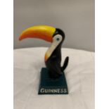 A CAST GUINNESS TOUCAN, HEIGHT 18CM