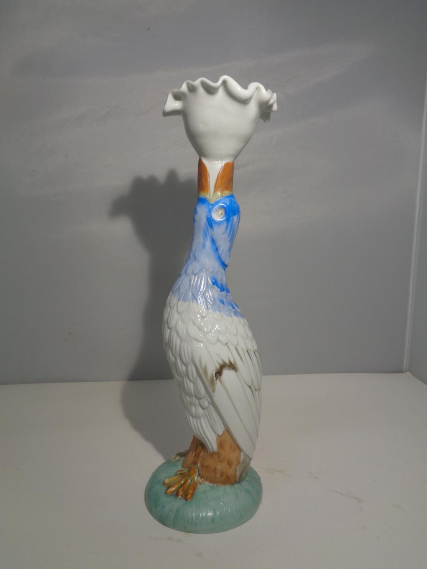 A BIRD FOUNTAIN STYLE VASE