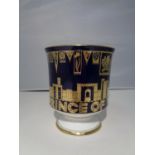 A BOXED COALPORT 'CHARLES PRINCE OF WALES 1969' GOBLET