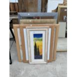 AN ASSORTMENT OF FRAMED PRINTS AND PICTURES