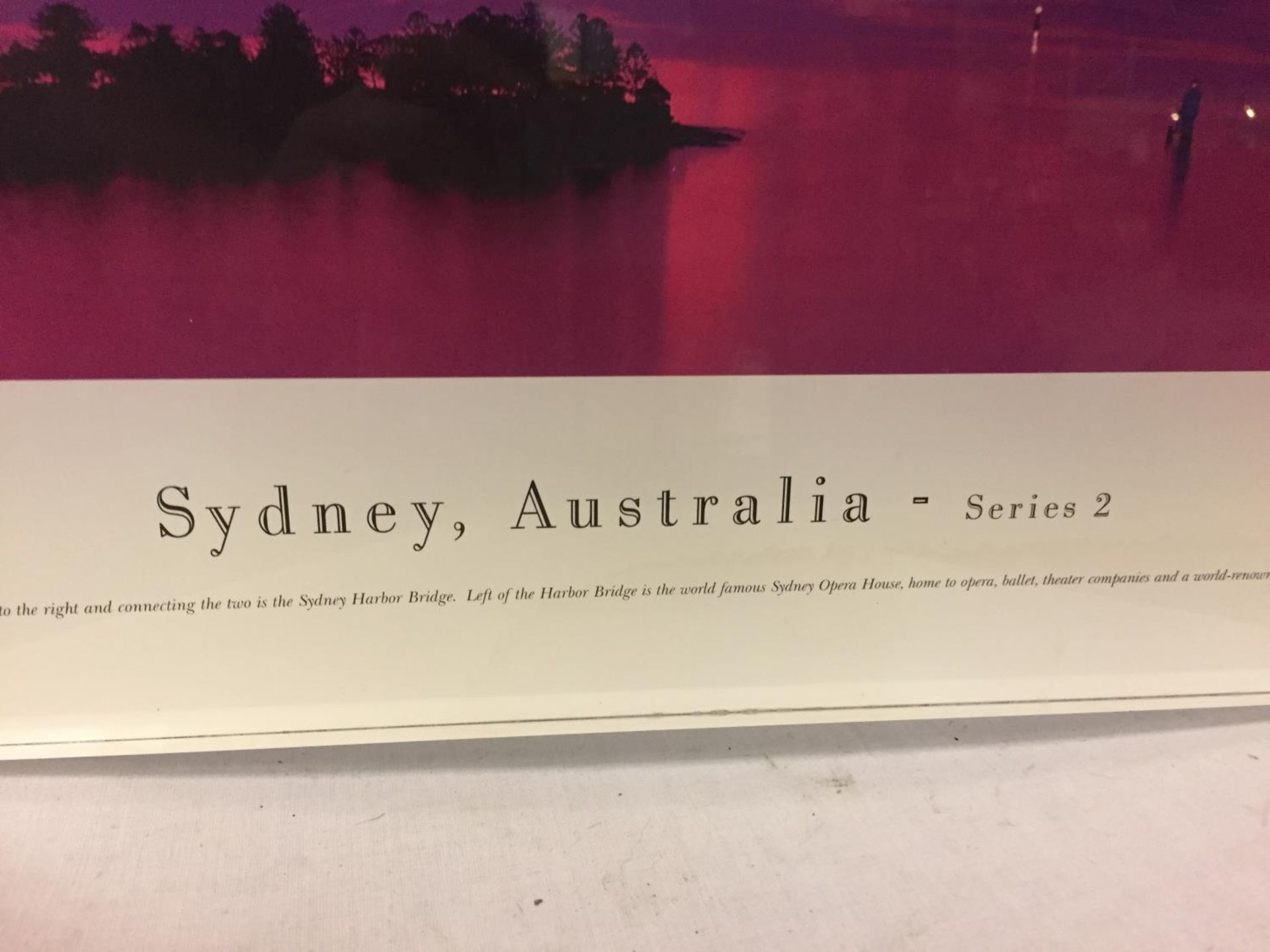 A LARGE PANORAMIC PRINT OF SYDNEY, AUSTRALIA - Image 5 of 6