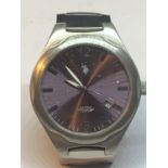 A US POLO ASSOCIATION WRISTWATCH SEEN WORKING BUT NO WARRANTY