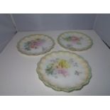 THREE ROYAL DOULTON WALL PLAQUES