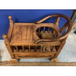 A EARLY MANCHURIAN HARDWOOD CHILD'S CHAIR