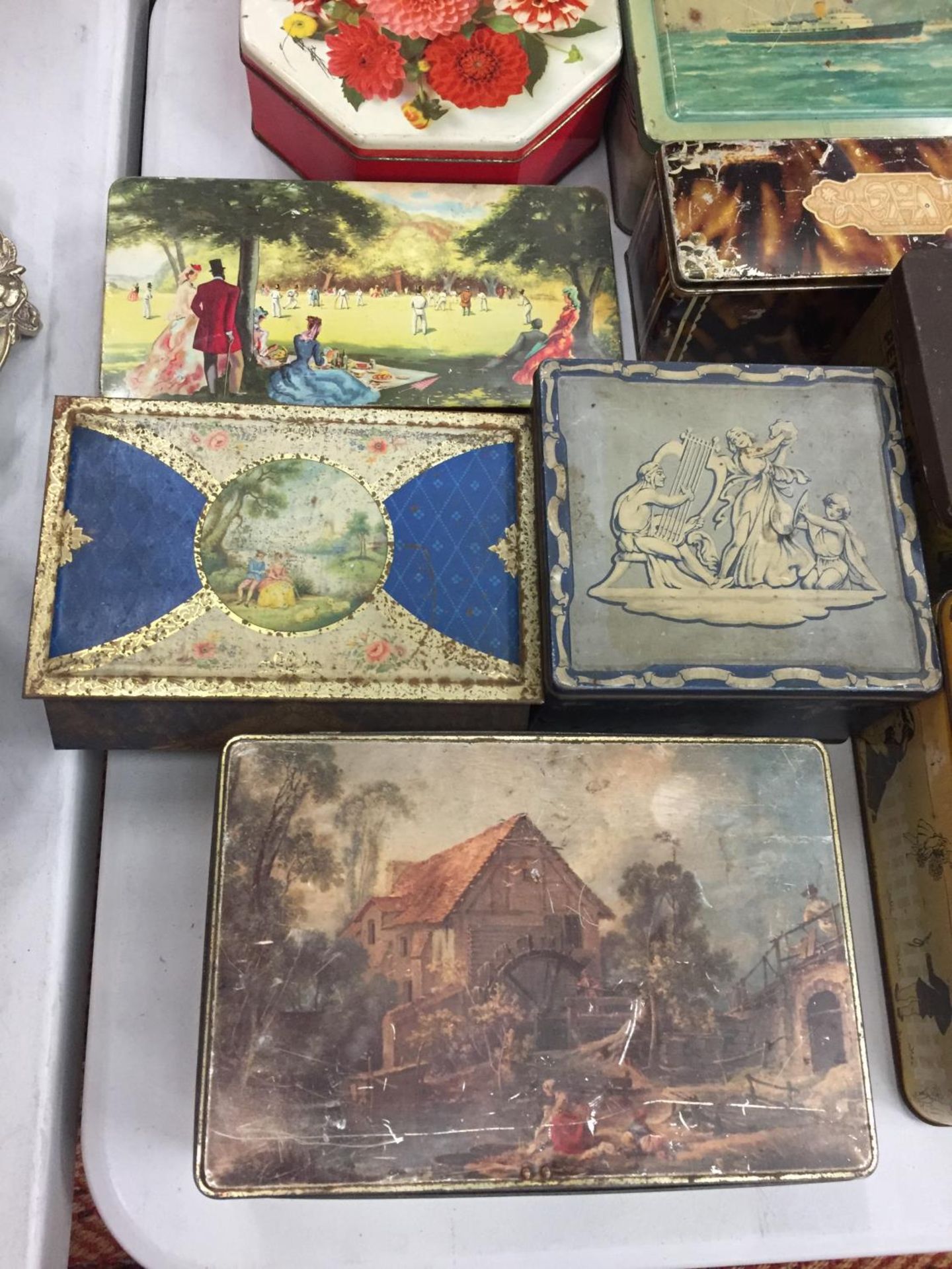 TEN VINTAGE TINS - Image 2 of 4