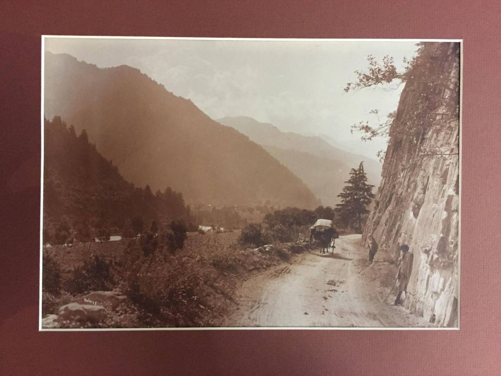 THREE SEPIA ORIGINAL PHOTOGRAPHIC PRINTS OF THE NW FRONTIER PROVINCE PAKISTAN 1910'S BY RANDOLPH - Image 3 of 10